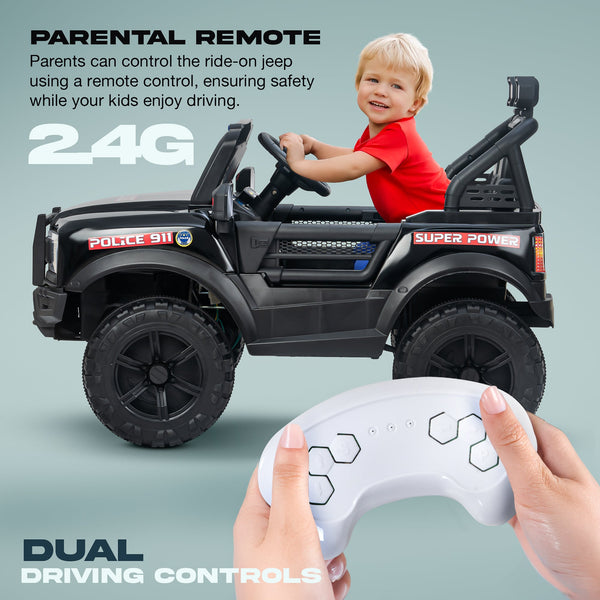 Baybee Sirenz 4x4 Electric Jeep for Kids