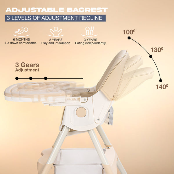 Baybee 4 in 1 Convertible High Chair for Kids