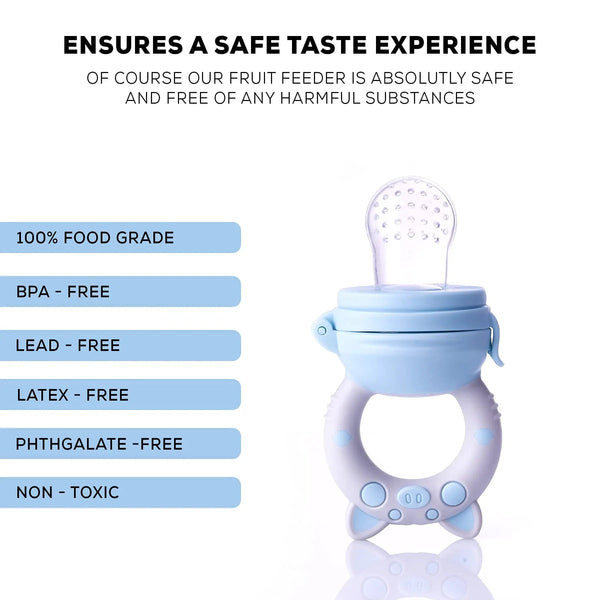 Baybee Baby Food Feeder Pacifier-Organic for 3-24 Months (Persian)