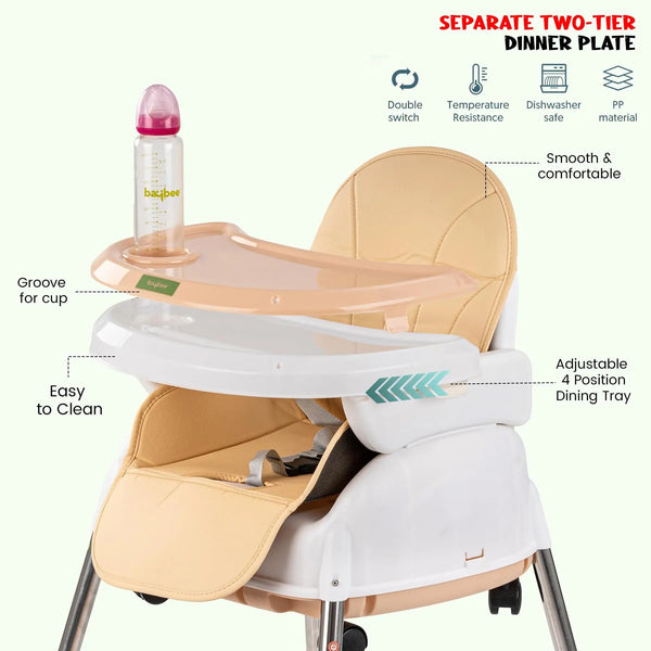 Baybee 4 in 1 Nora Convertible High Chair for kids