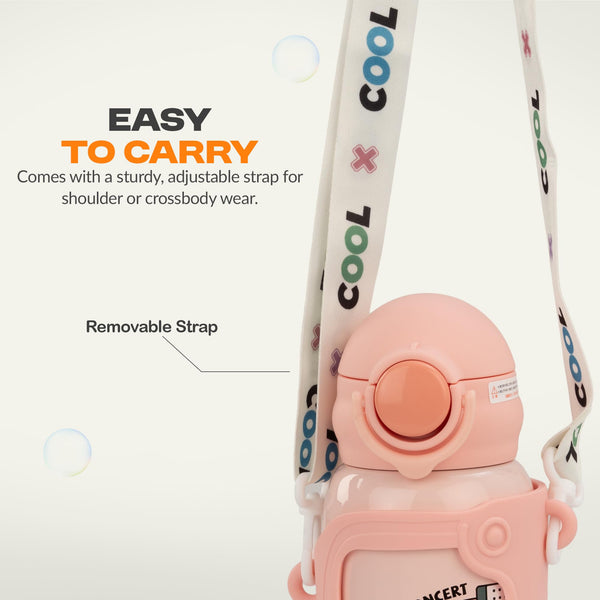 Baybee 2 in 1 Splash Sipper Water Bottle for Kids BPA Free & Non-Toxic Water Bottle (500ml)