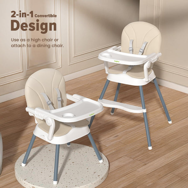 Baybee 2-in-1 Convertible Baby High Chair