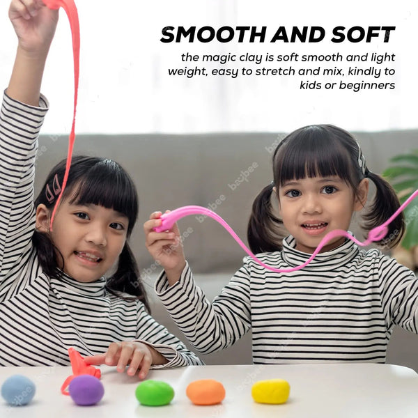 Baybee Air Dry Clay Dough for Kids, Non-Toxic Moulding Clay for Kids Arts & Craft