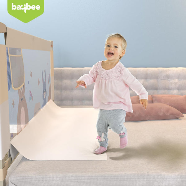 Baybee Baby Bed Rail Guard for Baby Safety (Pack of 3, 150x80CM)