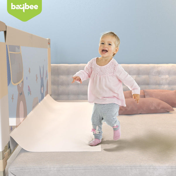 Baybee Baby Bed Rail Guard for Baby Toddlers Safety - (180 x 80 cm)