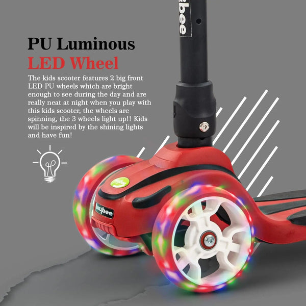 BAYBEE Smart Kick Skate Scooter 3 Wheel Runner Scooter For Kids