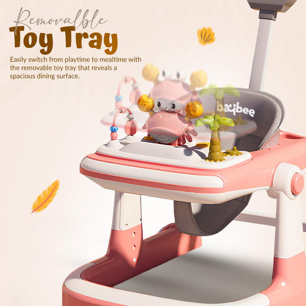 Baybee 3 in 1 Baby Walker for 6-18 Month Baby, Push Walker for Kids with Parental Handle
