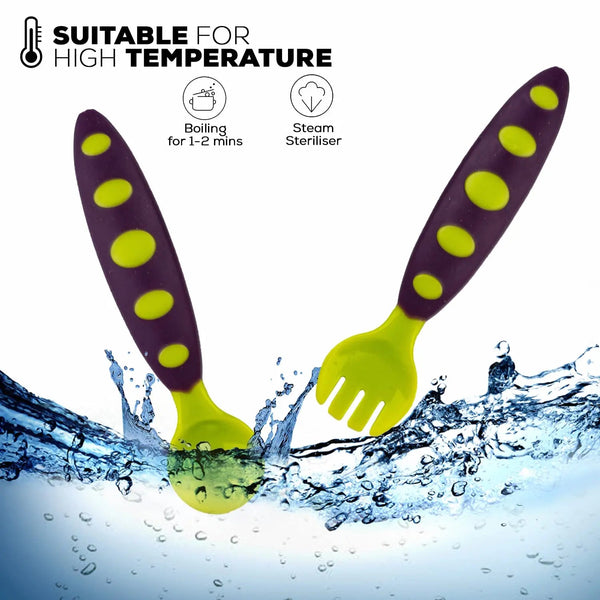 Baybee Ultra Soft Baby Spoon Set for Baby Feeding Spoon Set for Kids Toddlers