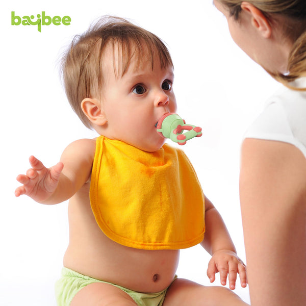 Baybee Silicone Baby Food & Fruit Nibbler for Babies, BPA Free Fresh Fruits Food Feeder