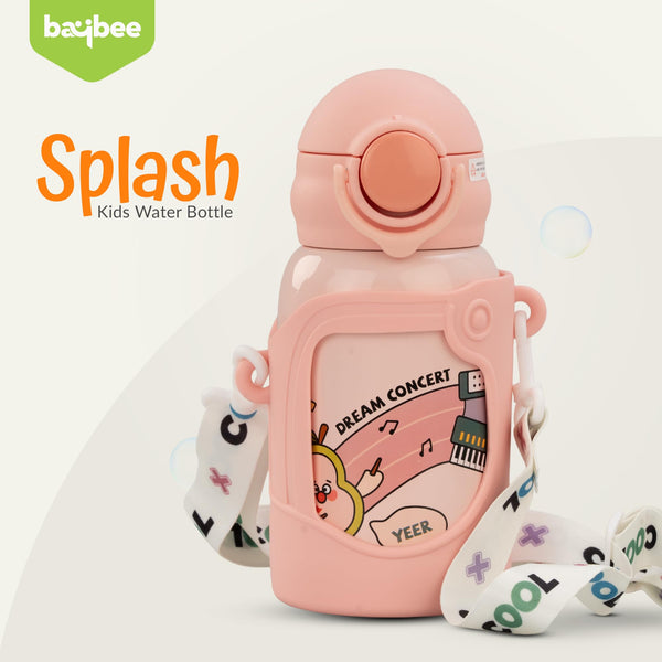 Baybee 2 in 1 Splash Sipper Water Bottle for Kids BPA Free & Non-Toxic Water Bottle (500ml)