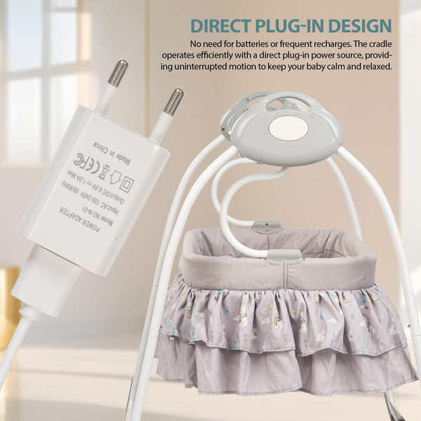 Baybee Bella Electric Swing Cradle for Baby