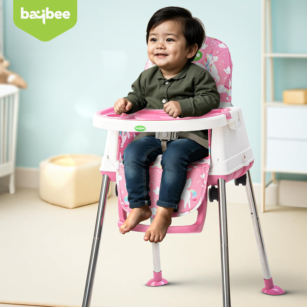 Baybee 4 in 1 Convertible High Chair for Kids Foldable Baby Feeding Chair