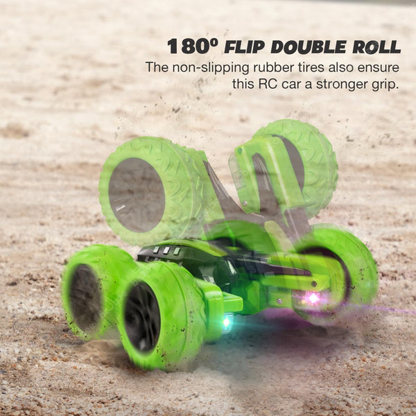 Baybee 1:20 Double Sided Remote Control Car for Kids, 4WD Stunt RC Cars with 360 Spin