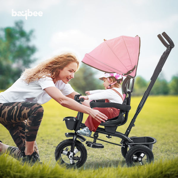 Baybee 3 in 1 Ditto Baby Tricycle for Kids with Rubber Wheels
