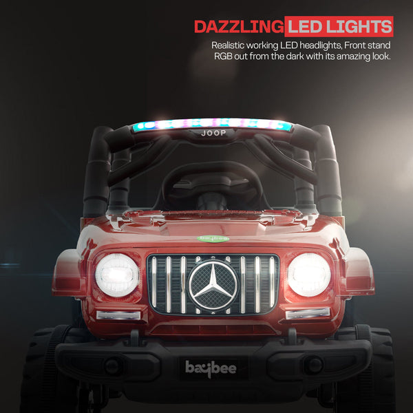 Baybee Vector Rechargeable Battery Operated Jeep for Kids  (Painted)