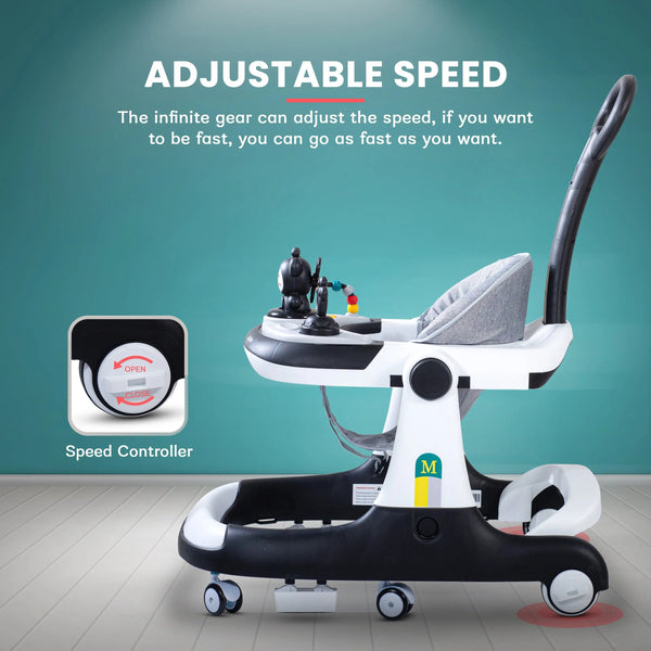 Baybee 2 IN 1 Baby Walker for Kids Round Kids Walker with Parental Push Handle