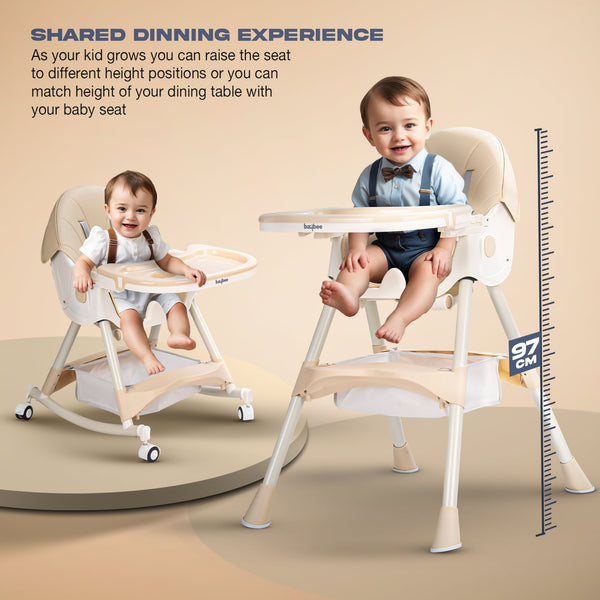 Baybee 4 in 1 Convertible High Chair for Kids