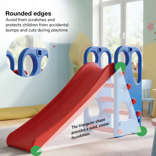 Baybee Sliders for Kids, Foldable Garden Kids Slides Preschool Kids Play Area Indoor & Outdoor