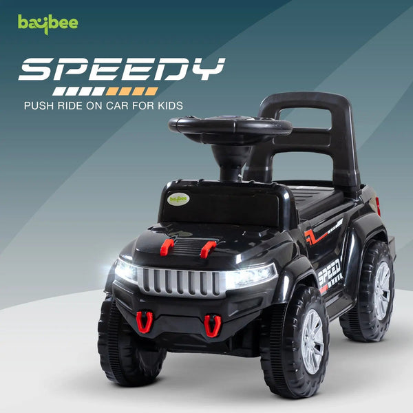 Baybee Speedy Baby Ride on Car for Kids, Push Ride on Toy With Led Light