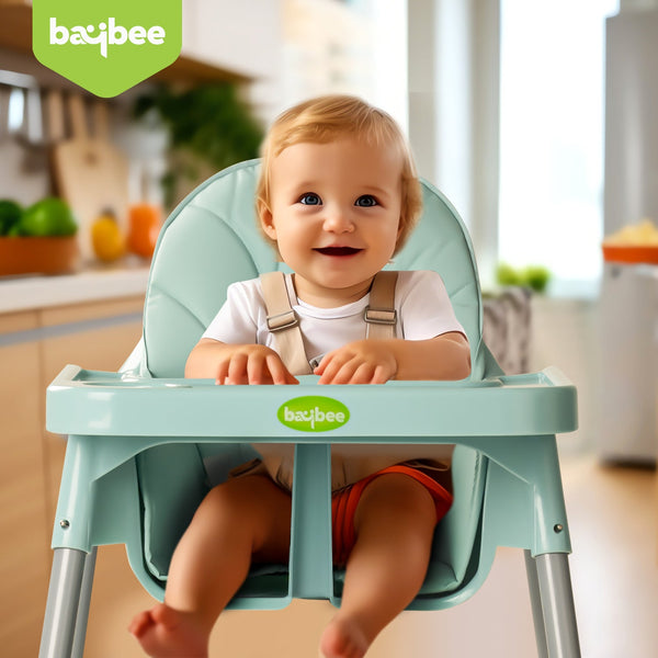 Baybee Clento 2 in 1 Baby High Chair for Kids with 2 Height Adjustable, 3 Point Safety Belt