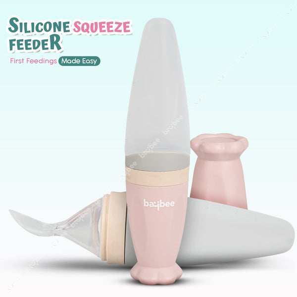 Baybee Silicone Food Feeder for Baby with Anti-Colic & BPA Free for Infants