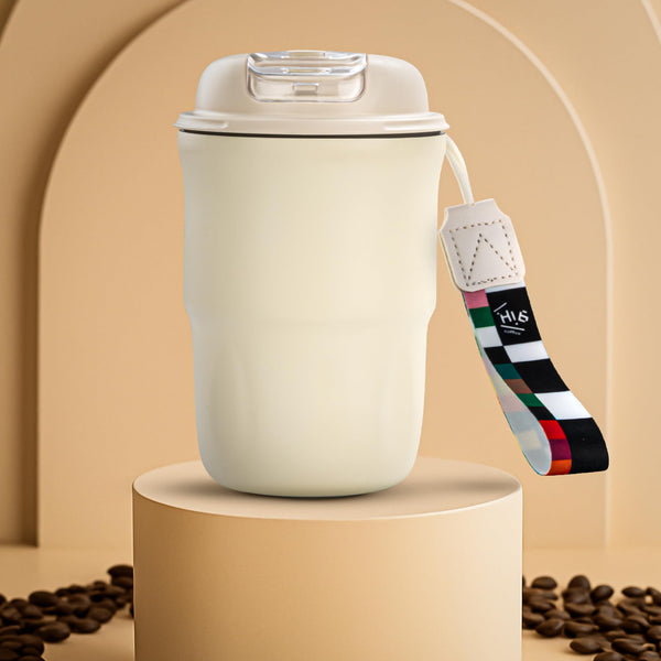 Baybee Sippy Cup with Lid for Kids Insulated Coffee Mug (420ml)