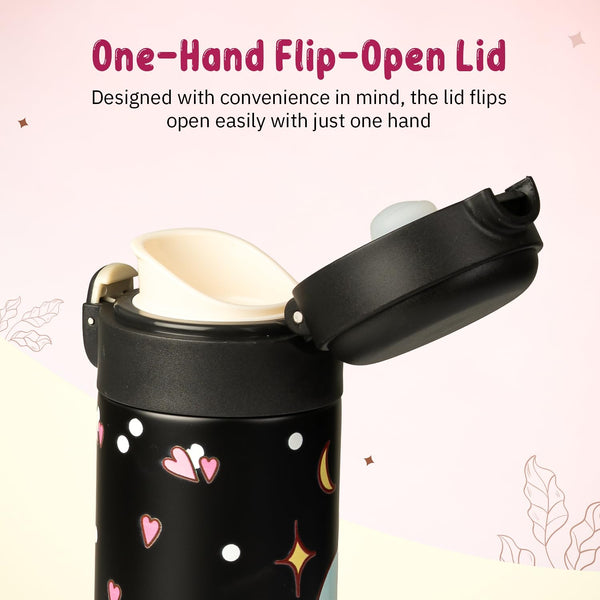 Baybee Stainless Steel Kids Sipper Water Bottle (420ml)