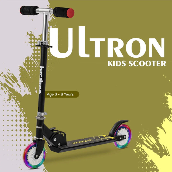 Baybee Ultron 2 Wheel Kids Skate Scooter with Foldable & 4 Height Adjustable Handle