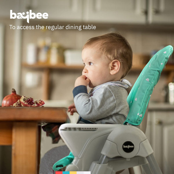 Baybee 2 in 1 Baby High Chair for Kids Feeding with 7 Height Adjustable