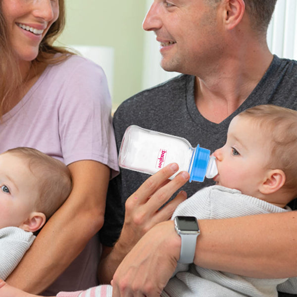 Baybee Slim Essential Glass Baby Feeding Bottle 250ml