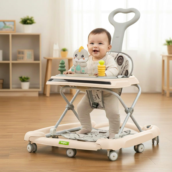 Baybee 3-in-1 Convertible Baby Walker & Rocker for 6–18 Months
