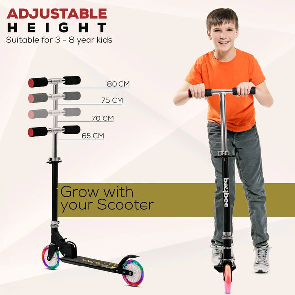 Baybee Ultron 2 Wheel Kids Skate Scooter with Foldable & 4 Height Adjustable Handle