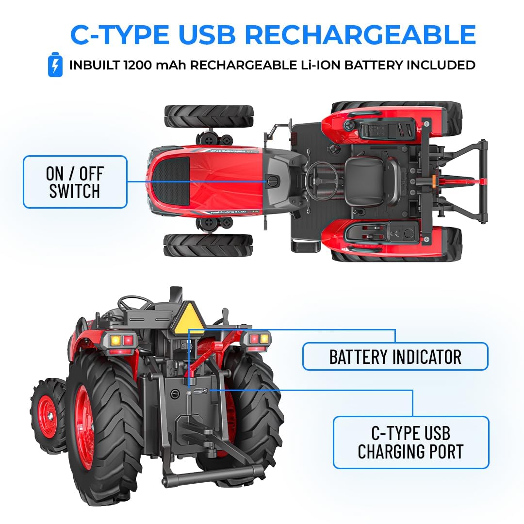 R/C Mirana Mahindra Tractor  for Kids