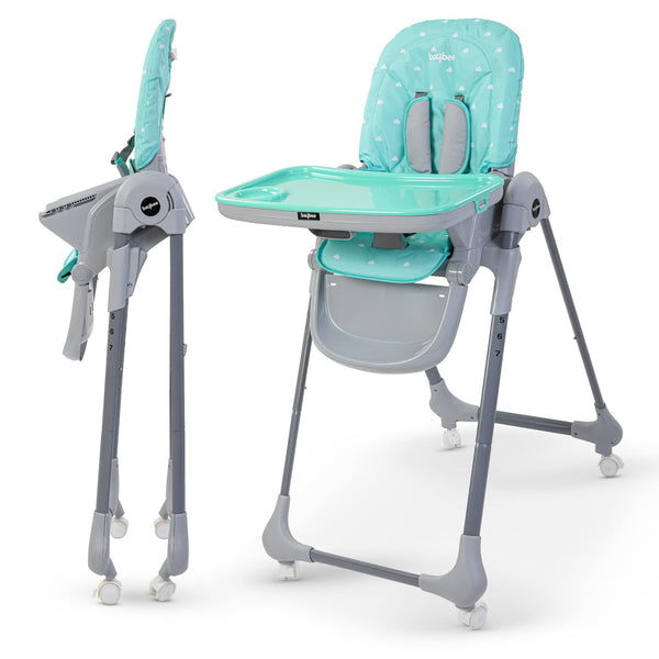 Baybee 2 in 1 Baby High Chair for Kids Feeding with 7 Height Adjustable