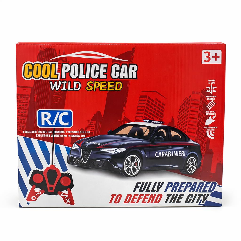 R/C King Police Car for Kids