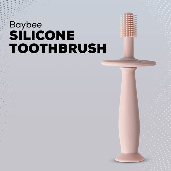 Baybee 360° Ultra Soft Silicone toothbrush for Baby Kids Toothbrush & Anti Chocking Shield