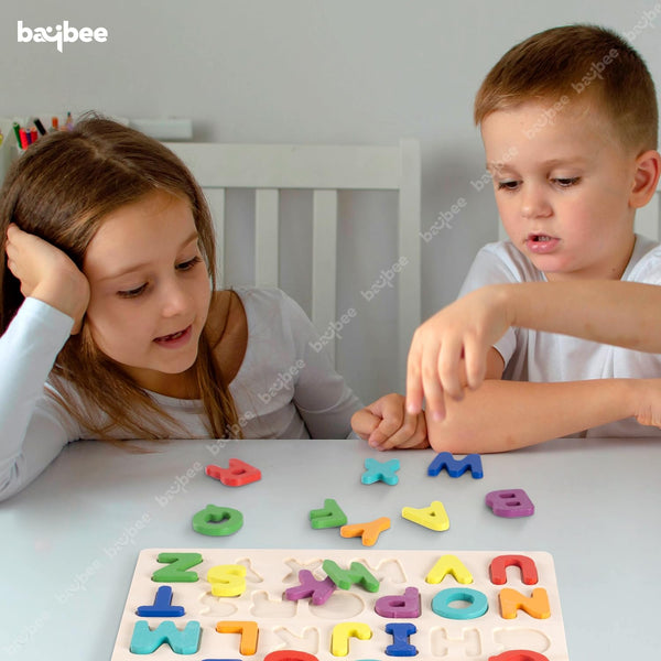 Baybee Alphabetical Wooden Puzzle Game for Toys