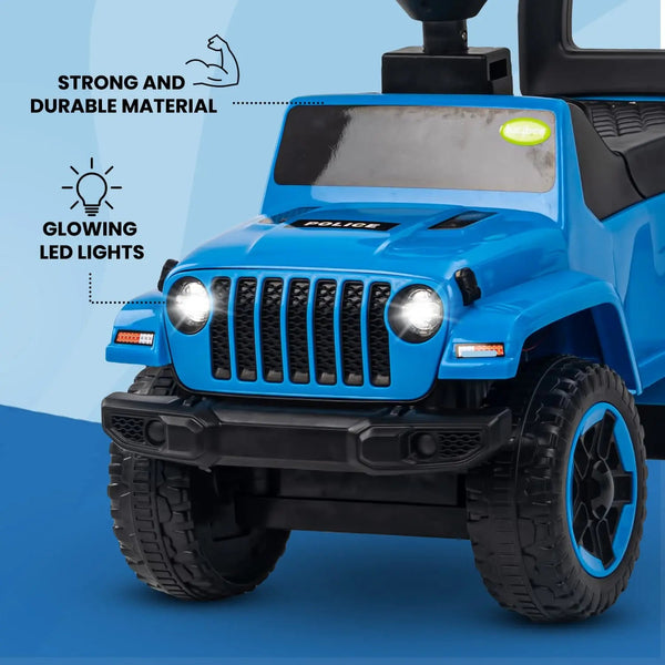 Baybee Villy Push Ride on Car for Kids Ride on Push Cars with Music Light & High Backrest