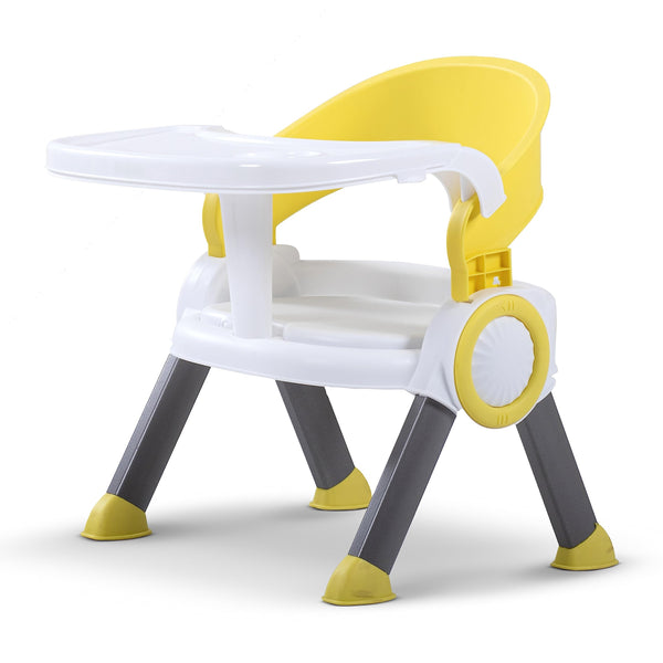 Baybee Plastic Booster Chair for Kids, Ergonomic Feeding Chair with Cushion Seat