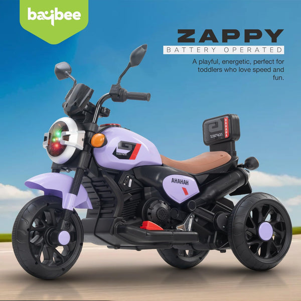 Baybee Zappy Electric Bike for Kids, Ride on Toys Kid Bikes