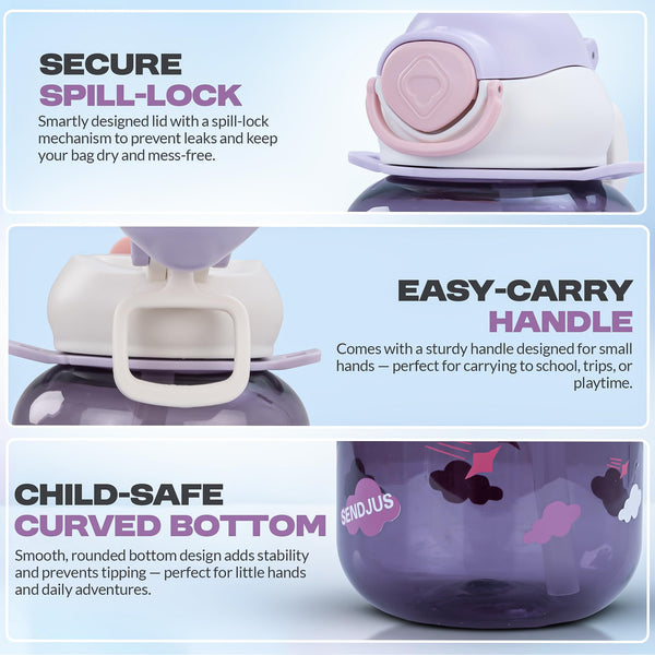 Baybee Univio Baby Sipper Bottle for Kids Drinking Water Bottle for School Kids (750ml)