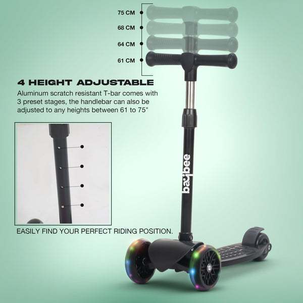 Baybee Zoomie Foldable Kick Scooter for Kids