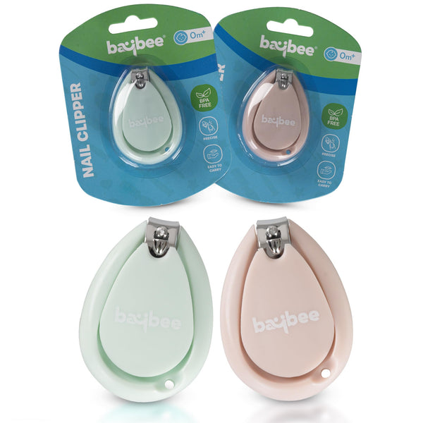 Baybee Baby Nail Clipper with Skin Guard, Safety Nails Cutter (Pack of 2)