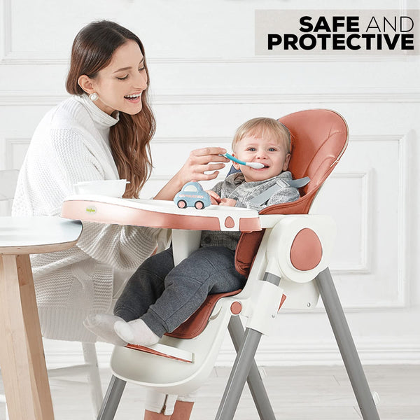 Baybee 3 in 1 Emperia Baby High Chair for Kids, Baby Chair with Recline, 6 Adjustable Height