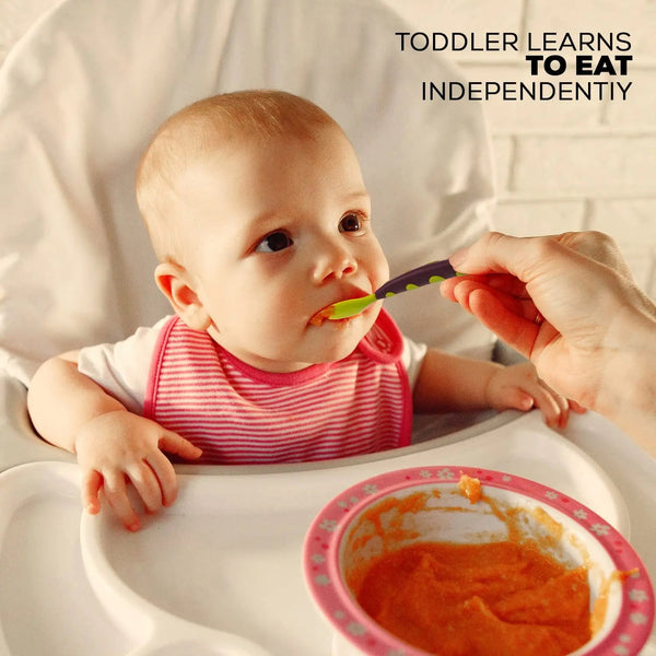 Baybee Ultra Soft Baby Spoon Set for Baby Feeding Spoon Set for Kids Toddlers