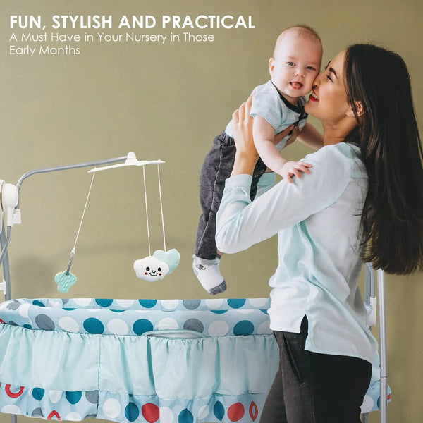 Baybee Wanda Electric Cradle for Baby with Mosquito Net