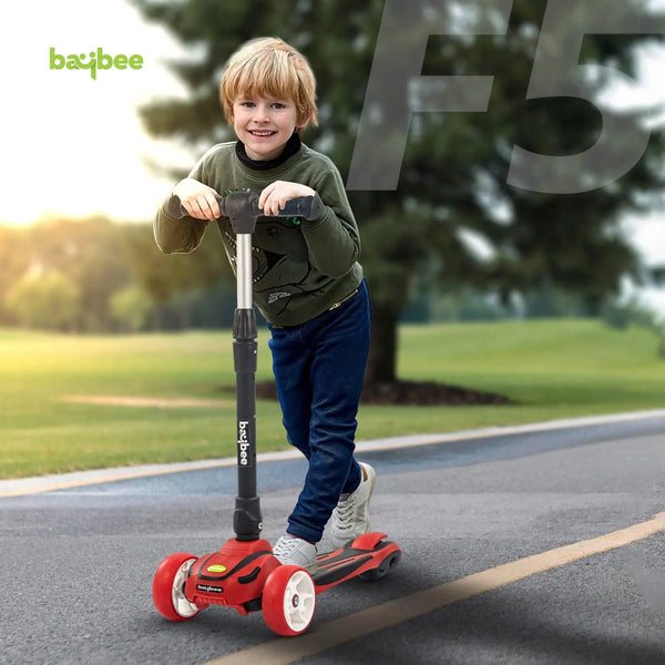 BAYBEE Smart Kick Skate Scooter 3 Wheel Runner Scooter For Kids