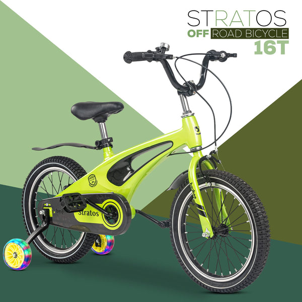 BAYBEE Stratos 16 Inch Kids Magnesium Alloy Cycle Bicycle with Training Wheels