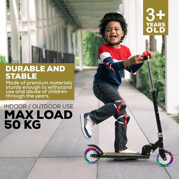 Baybee Ultron 2 Wheel Kids Skate Scooter with Foldable & 4 Height Adjustable Handle