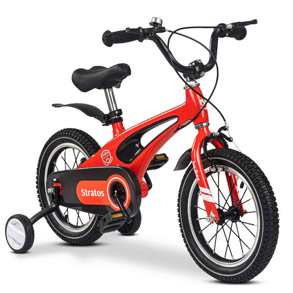 BAYBEE Stratos 14 Inch Kids Magnesium Alloy Cycle Bicycle with Training Wheels